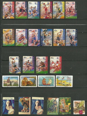 Australia 1996 stamp collection used