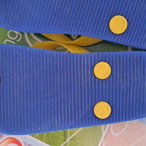 Children's sandals used, blue, 16 cm