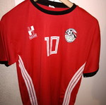 Mohamed Salah National Team Jersey used, size Large, Egypt