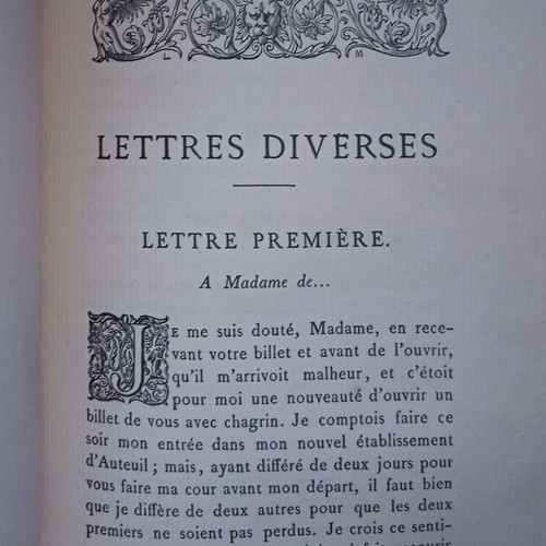 Nicolas Chamfort book 1879 used, volume 2, French text