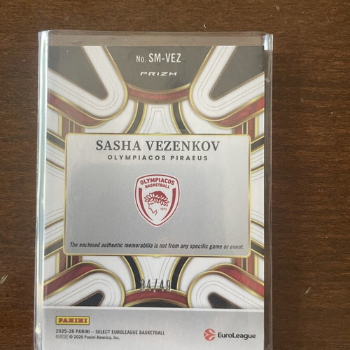 Sasha Vezenkov Patch Euroleague Select new