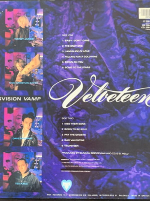 Transvision Vamp Velveteen LP μεταχειρισμένο, rock