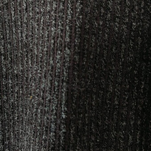Black blouse with white details and transparency