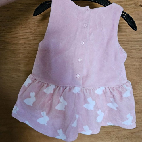 Prenatal baby dress 3-6 months like new, winter velvet