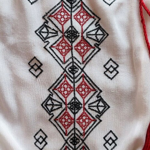 Blue Vanilla women's blouse like new with Ukrainian embroidery, size Medium