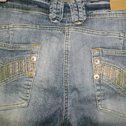 Crop jeans women's denim bermuda shorts used, sizes XL-XXXL