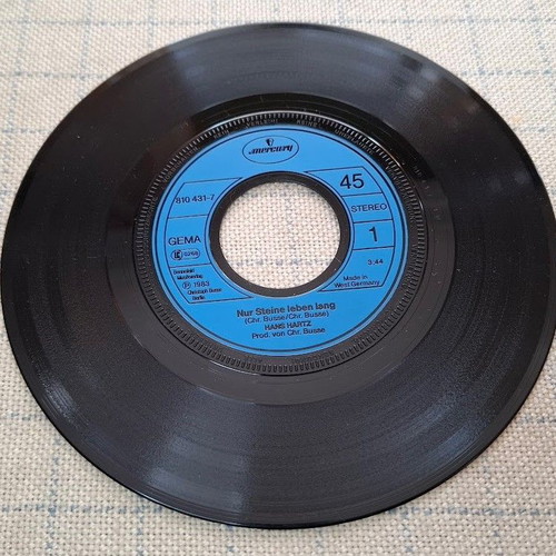 Hans Hartz Nur Steine Leben Lang 7' used, rock