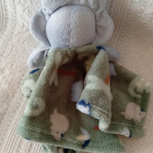Baby Comfort Cloth with Plush Dinosaur like new