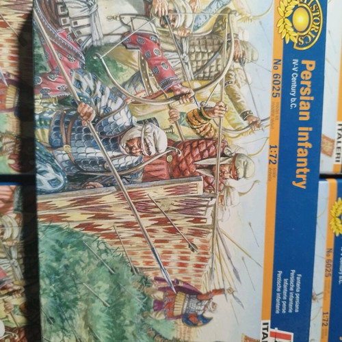 Italeri Persian Figures new, pack of 5 boxes