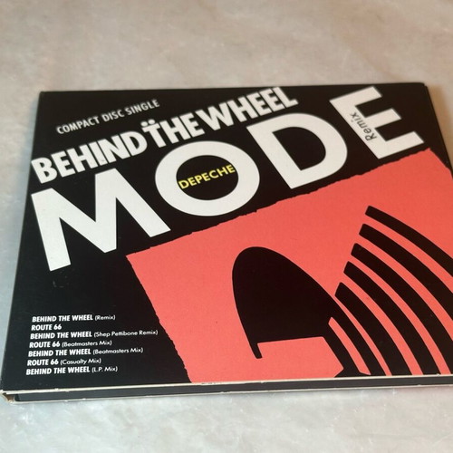 Depeche Mode Behind The Wheel CD Single Digipak like new, electronic