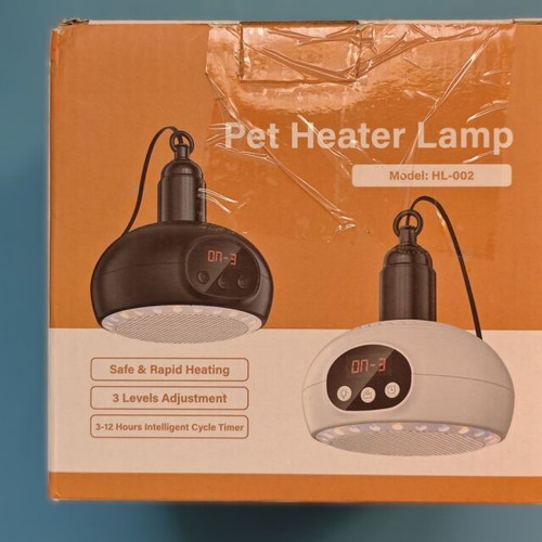Heating lamp for reptiles with UVA/UVB and timer new