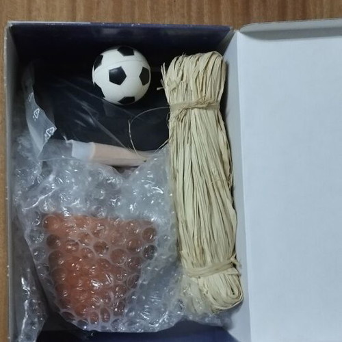Decorative puppet with flowerpot
