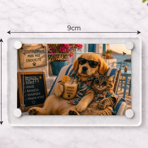 Acrylic fridge magnet "Today I Choose Me" new