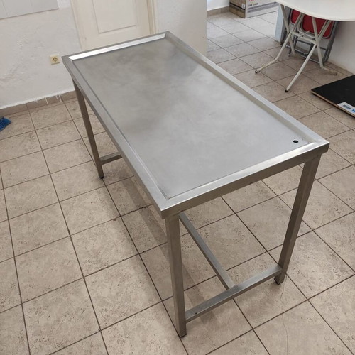 Stainless Steel Veterinary Examination Table used