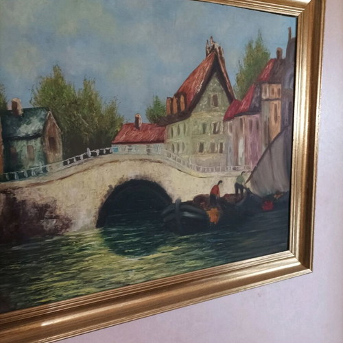 Painting like new with frame