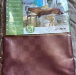Plastic tablecloth with checkered pattern 140x220cm new