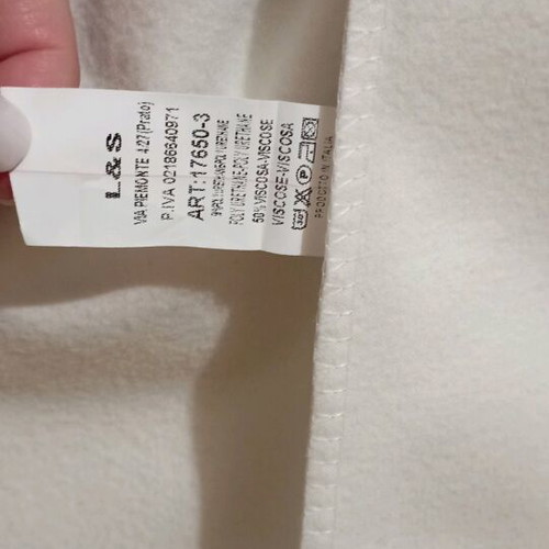 Women's leatherette jacket size Large like new, cream color