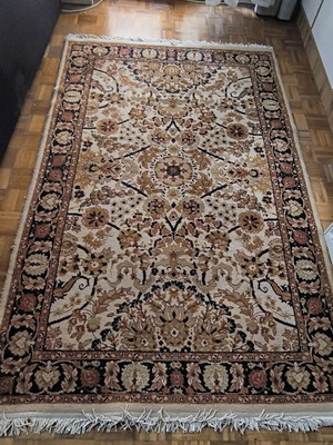 Persian-Style Rug like new, 200 x 140 cm, all-wool, heavy, dense weave