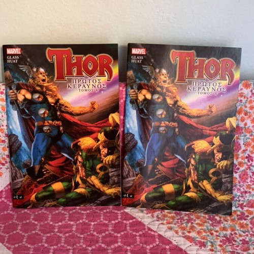 Thor: First Thunder comic, two volumes