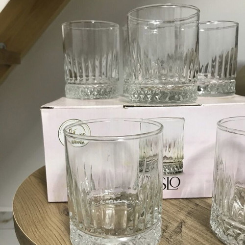 Glassware set of 6 new glasses 250 ml