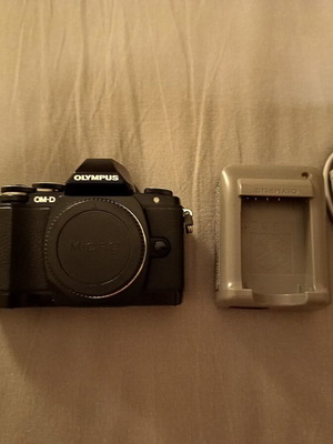 Olympus OM-D EM-10 camera body, black