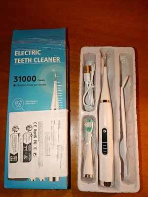 2 in 1 electric toothbrush new, teeth cleaner