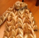 TWO-SIDED FUR COAT