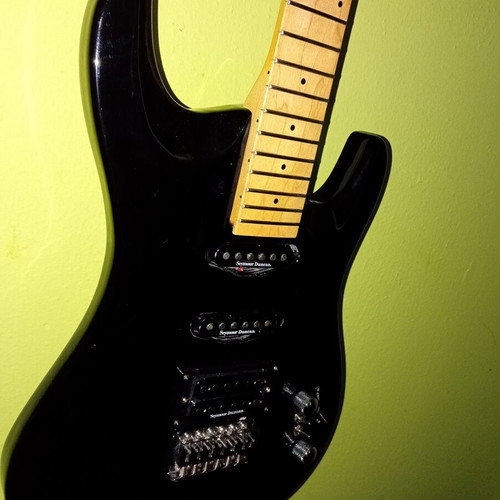 Aria Pro II Magna electric guitar used with custom upgrades