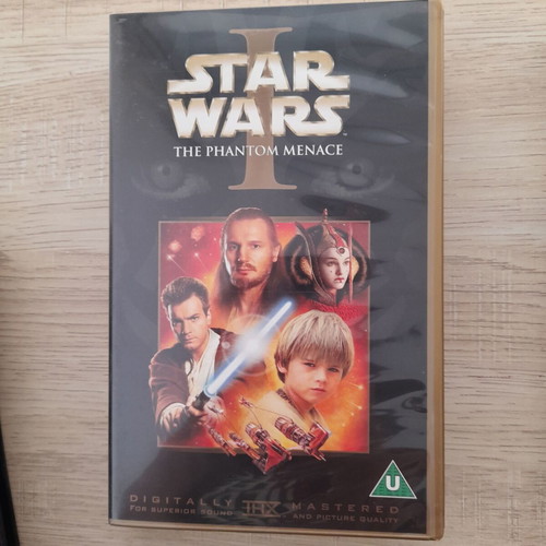 Star Wars The Phantom Menace / Attack of the Clones VHS like new, set of two