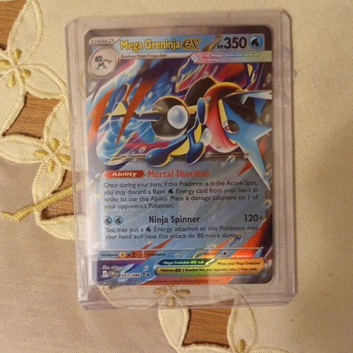 Mega Greninja EX Pokémon card like new