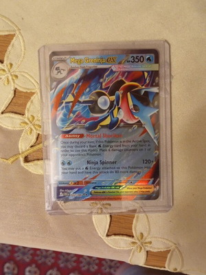 Mega Greninja EX Pokémon card like new