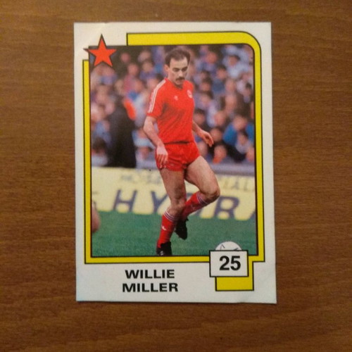 Κάρτα Panini Soccer Superstars 1988 Νο25 Willie Miller μεταχειρισμένη