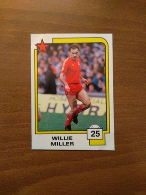 Κάρτα Panini Soccer Superstars 1988 Νο25 Willie Miller μεταχειρισμένη