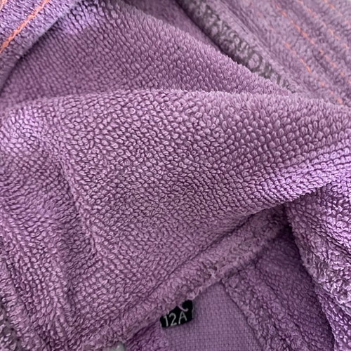 Aquarapid children's bathrobe used, purple, absorbent