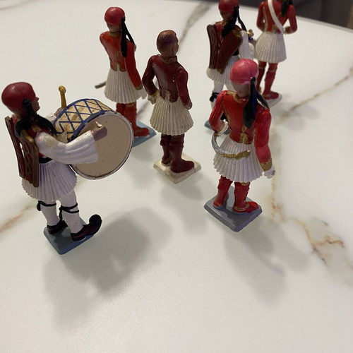 Athina Pal Evzones military figurines used