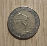 2€ Greece 2004 coin new