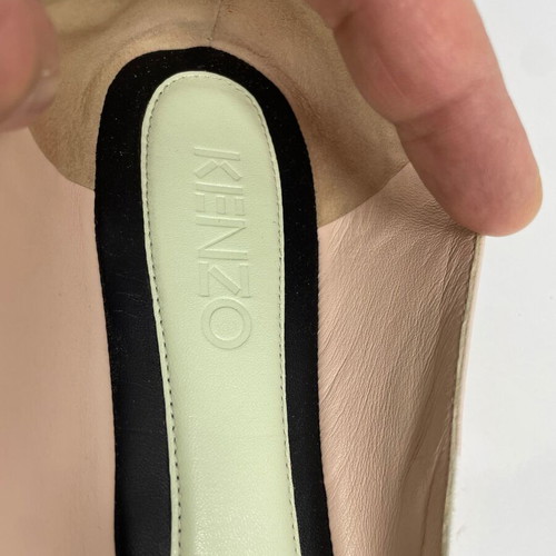 Kenzo leather ballerinas used, size 37, beige