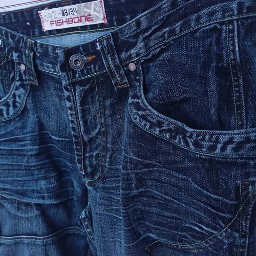 Дънки Fishbone vintage като ново, размер XL, синьо
