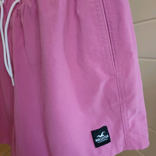 Hollister men's swimwear like new, pink, size M