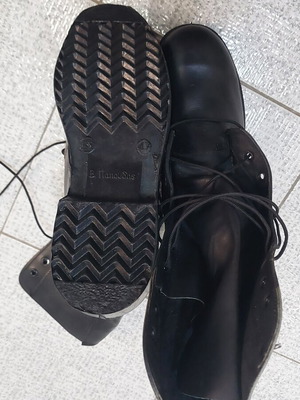 Military boots No47 Greek army new leather with wool socks gift