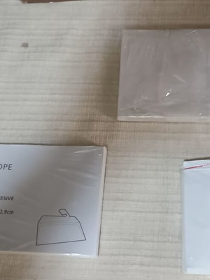 Envelope set new, 25 self-adhesive 11.4×22.9cm, 19 self-adhesive 11.4×22.9cm, 25 card envelopes 11×7cm