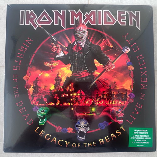 Iron Maiden Nights of the Dead Live 3LP Ltd new