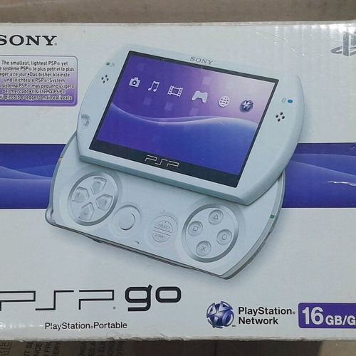 Sony PSP Go White Pearl console box used