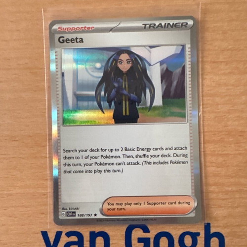 Pokemon Card Geeta Rare Holo English Obsidian Flames new