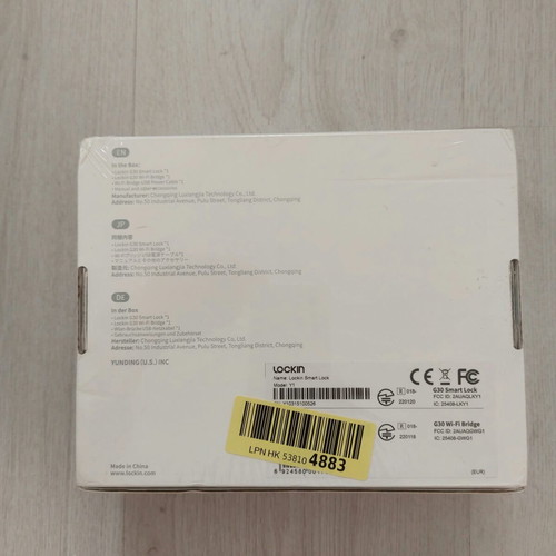 Lockin G30 Smart Lock with Wi-Fi Bridge new, model Y1