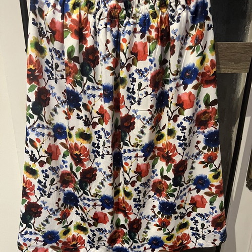Midi skirt like new with inner lining, multicolor