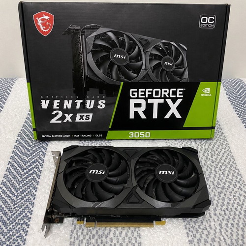 MSI GeForce RTX 3050 Ventus 2X XS OC 8GB graphics card