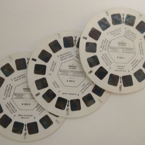 Viewmaster Snorky D250 reels, ultra rare