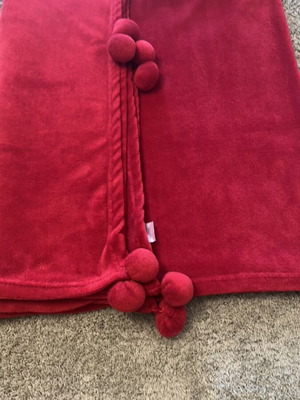 Fleece blanket like new, 160x130cm