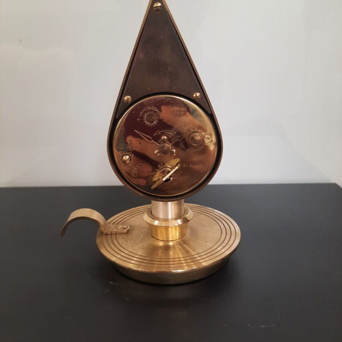 Swiza 8 vintage mechanical table clock alarm used